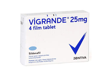 VIGRANDE 25 mg 4 tablet kutu görseli