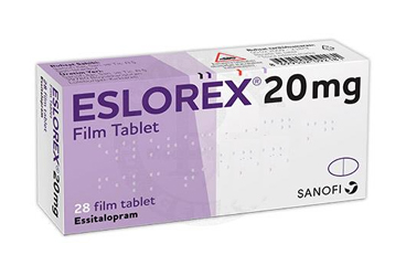 ESLOREX 20 mg 28 film tablet kutu görseli