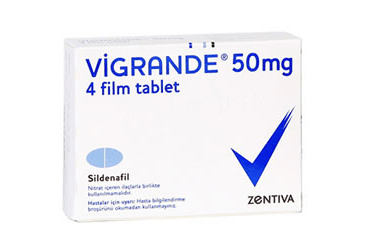 VIGRANDE 50 mg 8 tablet kutu görseli