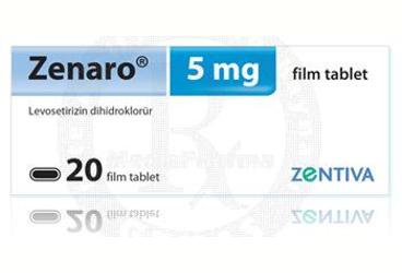 ZENARO 5 mg 20 tablet kutu görseli
