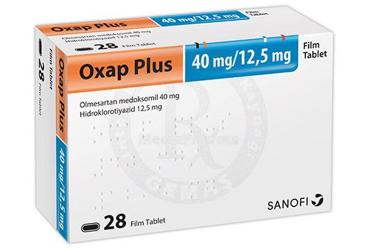 OXAP PLUS 40/12.5 mg 28 tablet kutu görseli