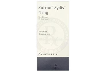 ZOFRAN ZYDIS 4 mg 10 tablet { Novartis } kutu görseli
