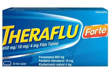 THERAFLU FORTE 20 film tablet kutu görseli