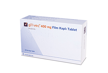 GLIVEC 400 mg 30 film kaplı tablet kutu görseli