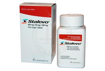 STALEVO 200/50/200 mg 100 film kaplı tablet kutu görseli