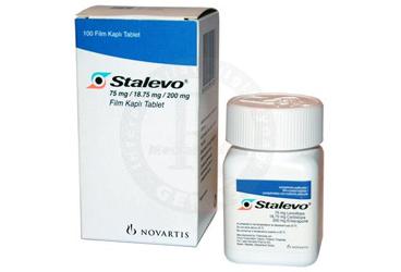 STALEVO 75/18.75/200 mg 100 film kaplı tablet kutu görseli