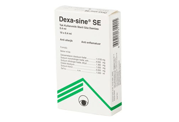 DEXA-SINE SE %0.1 tek kullanımlık göz damlası çözelti (10 adet) kutu görseli