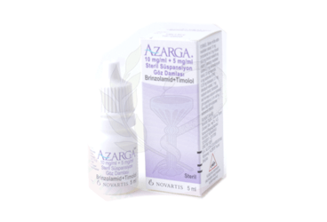 AZARGA steril sus. göz damlası 5 ml { Novartis } kutu görseli