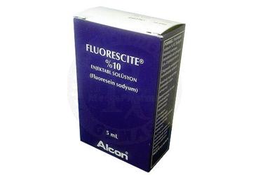 FLUORESCITE %10 enjektabl solüsyon (500 mg/5 ml 1 ampül) kutu görseli