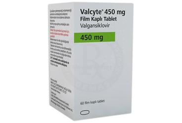 VALCYTE ROCHE 450 mg 60 film tablet kutu görseli