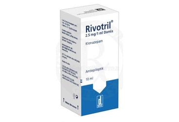 RIVOTRIL 2.5 mg 10 ml damla kutu görseli