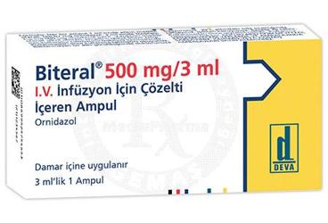BITERAL 500 mg 1 ampül kutu görseli