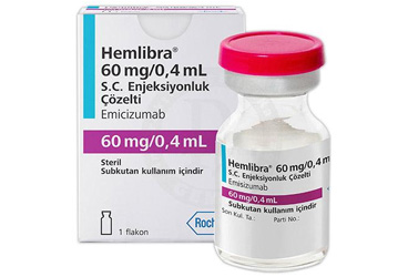 HEMLIBRA 60 mg/ 0.4 ml SC enjeksiyonluk çözelti kutu görseli