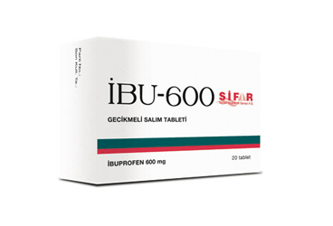 IBU- 600 mg 20 salınım tablet kutu görseli