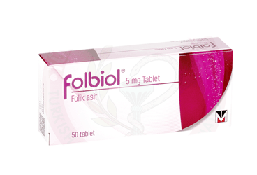 FOLBIOL 5 mg 50 tablet kutu görseli