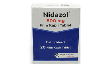 NIDAZOL 500 mg 20 F.tablet kutu görseli