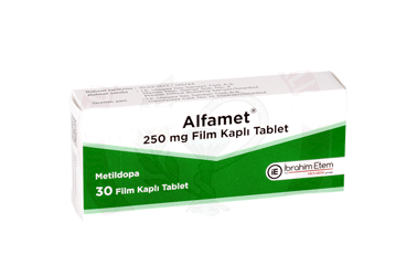 ALFAMET 250 mg 30 tablet kutu görseli