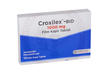 CROXILEX-BID 1000 mg 14 film tablet kutu görseli