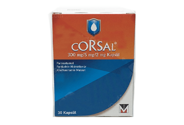 CORSAL 300 mg 30 kapsül kutu görseli