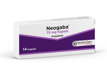 NEOGABA 75 mg 14 kapsül kutu görseli