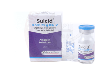 SULCID IM/IV 500 mg 1 flakon kutu görseli