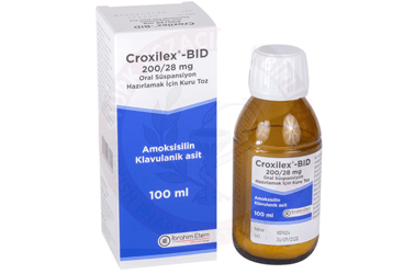 CROXILEX-BID 200/28 oral süspansiyon için kuru toz 100 ml kutu görseli