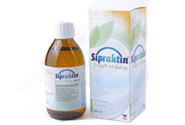 SIPRAKTIN 5 ml 2MG 240 ml şurup kutu görseli