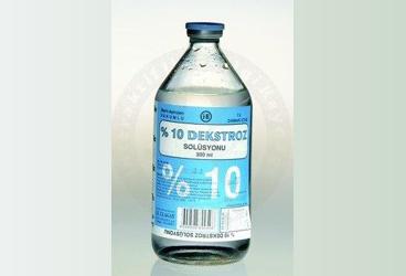 %10 DEKSTROZ 500 ml solüsyon kutu görseli