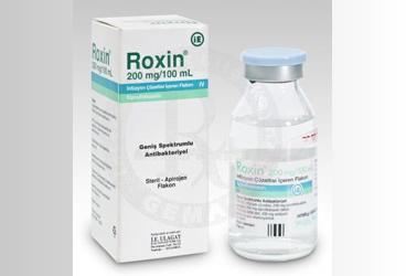 ROXIN 200 mg/100 ml IV infüzyon için çözelti içeren flakon kutu görseli