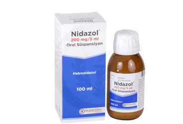 NIDAZOL 5 ml 200 mg 100 ml solüsyon kutu görseli