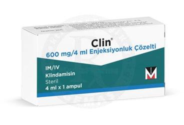 CLIN 600 mg 1 ampül kutu görseli