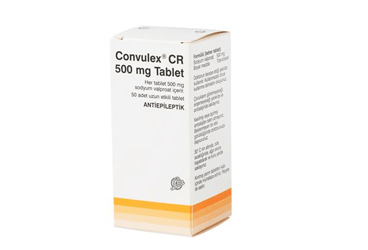 CONVULEX CR 500 mg 50 tablet kutu görseli