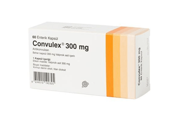 CONVULEX 300 mg 60 kapsül kutu görseli