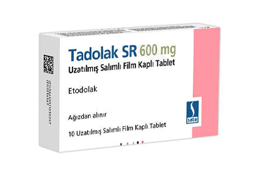 TADOLAK SR 600 mg uzatılmış salınımlı film kaplı tablet (10 tablet) kutu görseli