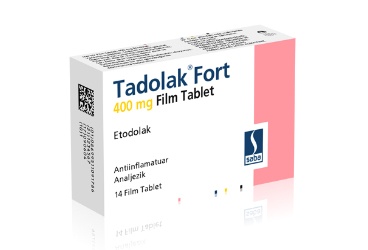 TADOLAK FORT 400 mg 14 film tablet kutu görseli
