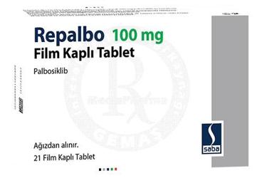 REPALBO 100 mg film kaplı tablet (21 film kaplı tablet) kutu görseli