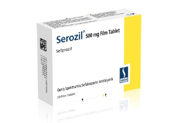 SEROZIL 500 mg 20 film tablet kutu görseli
