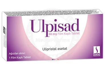 ULPISAD 30 mg film kaplı tablet (1 tablet) kutu görseli