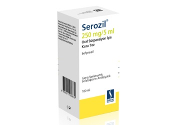 SEROZIL 250 mg/5 ml oral süspansiyon için kuru toz 100 ml kutu görseli