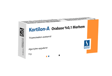 KORTILON-A ORABASE % 0.1 merhem (5 G) kutu görseli