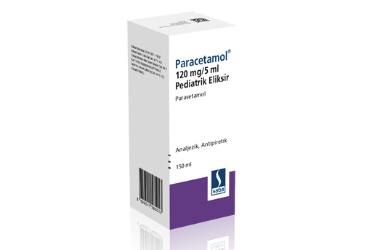 PARACETAMOL PED.120 mg/5 ml150 ml şurup kutu görseli