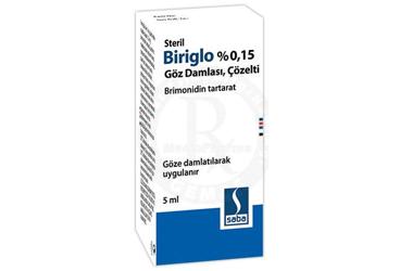 BIRIGLO %0.15 göz damlası çözelti (5 ml) kutu görseli
