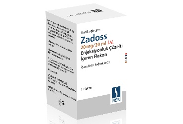 ZADOSS 20 mg/ 20ml IV enj.çözelti içeren 1 flakon kutu görseli