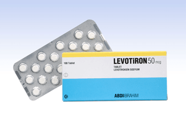 LEVOTIRON 50 mcg 100 tablet kutu görseli
