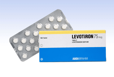 LEVOTIRON 75 mcg 100 tablet kutu görseli