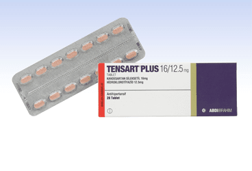 TENSART PLUS 16/12.5 mg 28 tablet kutu görseli