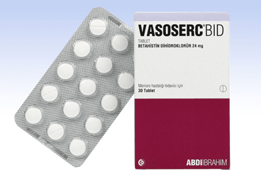 VASOSERC BID 24 mg 30 tablet {8699514018551} kutu görseli