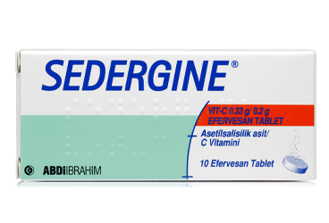 SEDERGINE VIT-C 0.33 G / 0.2 G efervesan tablet (10 tablet) kutu görseli