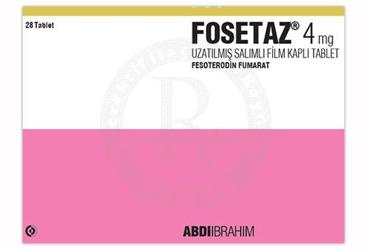 FOSETAZ 4 mg uzatılmış salınımlı film kaplı tablet (28 tablet) kutu görseli