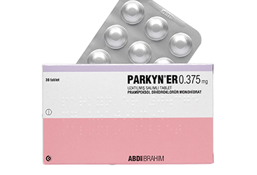 PARKYN ER 0.375 mg uzatılmış salınımlı tablet (30 tablet) kutu görseli